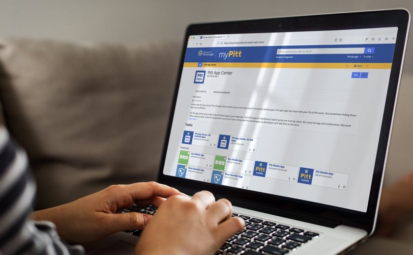 The Pitt App Center Information Technology University of